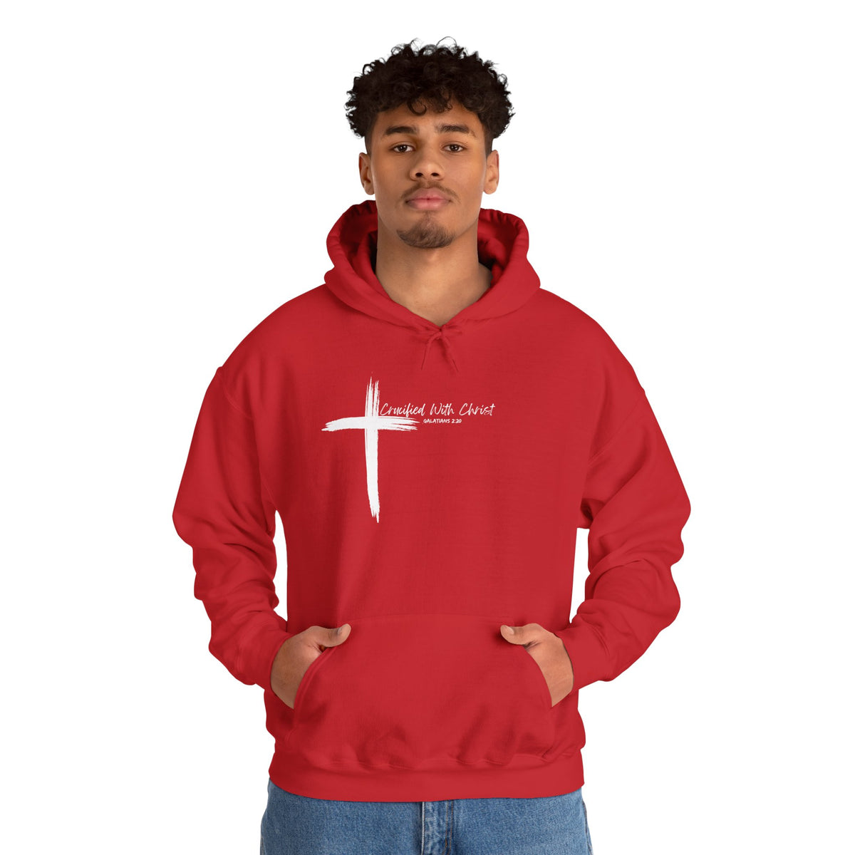 Crucified With Christ Ver.2- Unisex Heavy Blend Hoodie