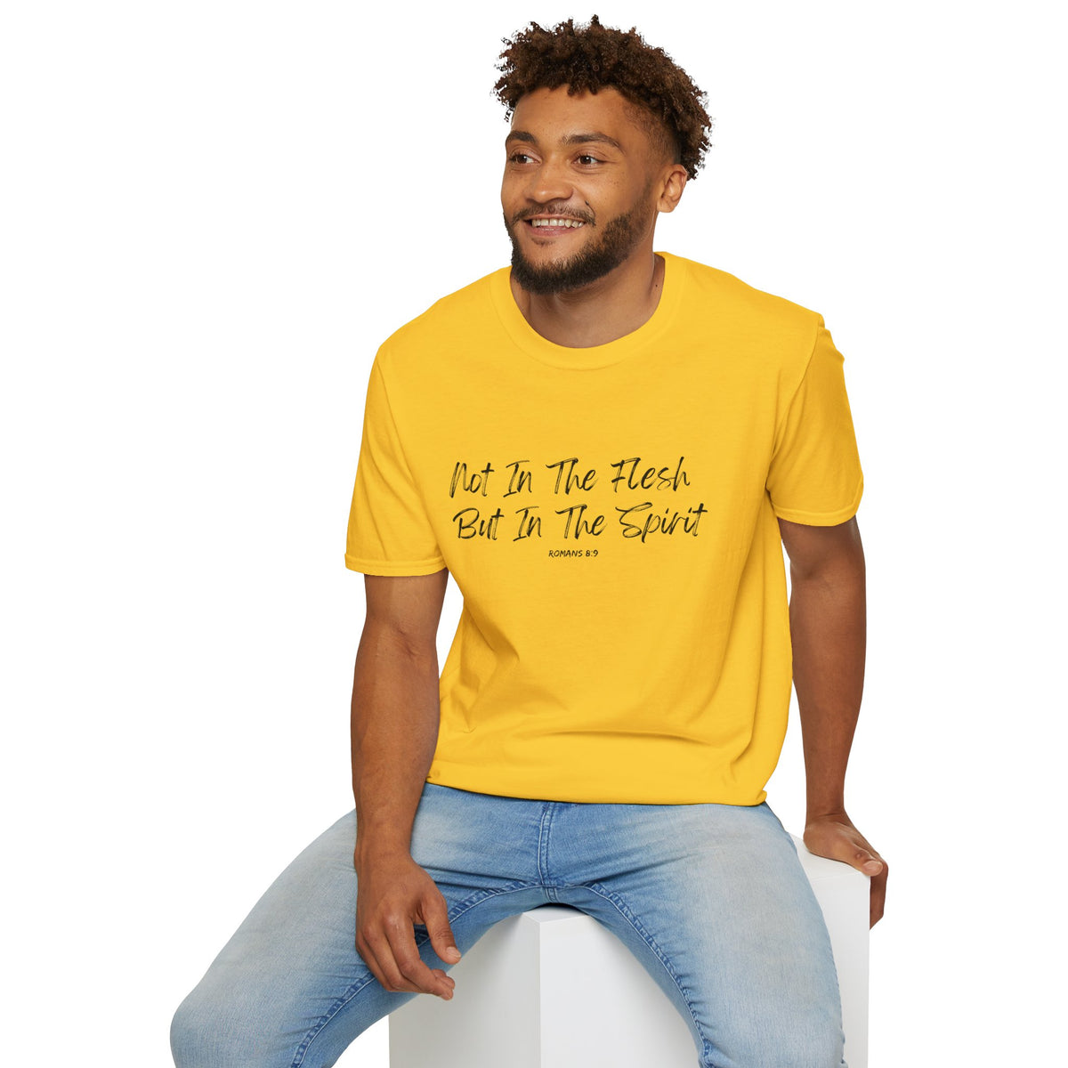 Not In the Flesh but in The Spirit- Unisex Softstyle T-Shirt