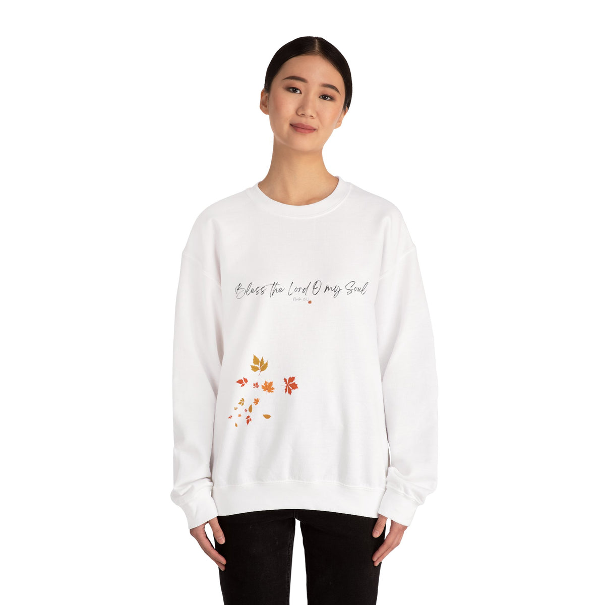 Bless The Lord O My Soul Ver. 2 | Ladies' Heavy Blend™ Crewneck Sweatshirt