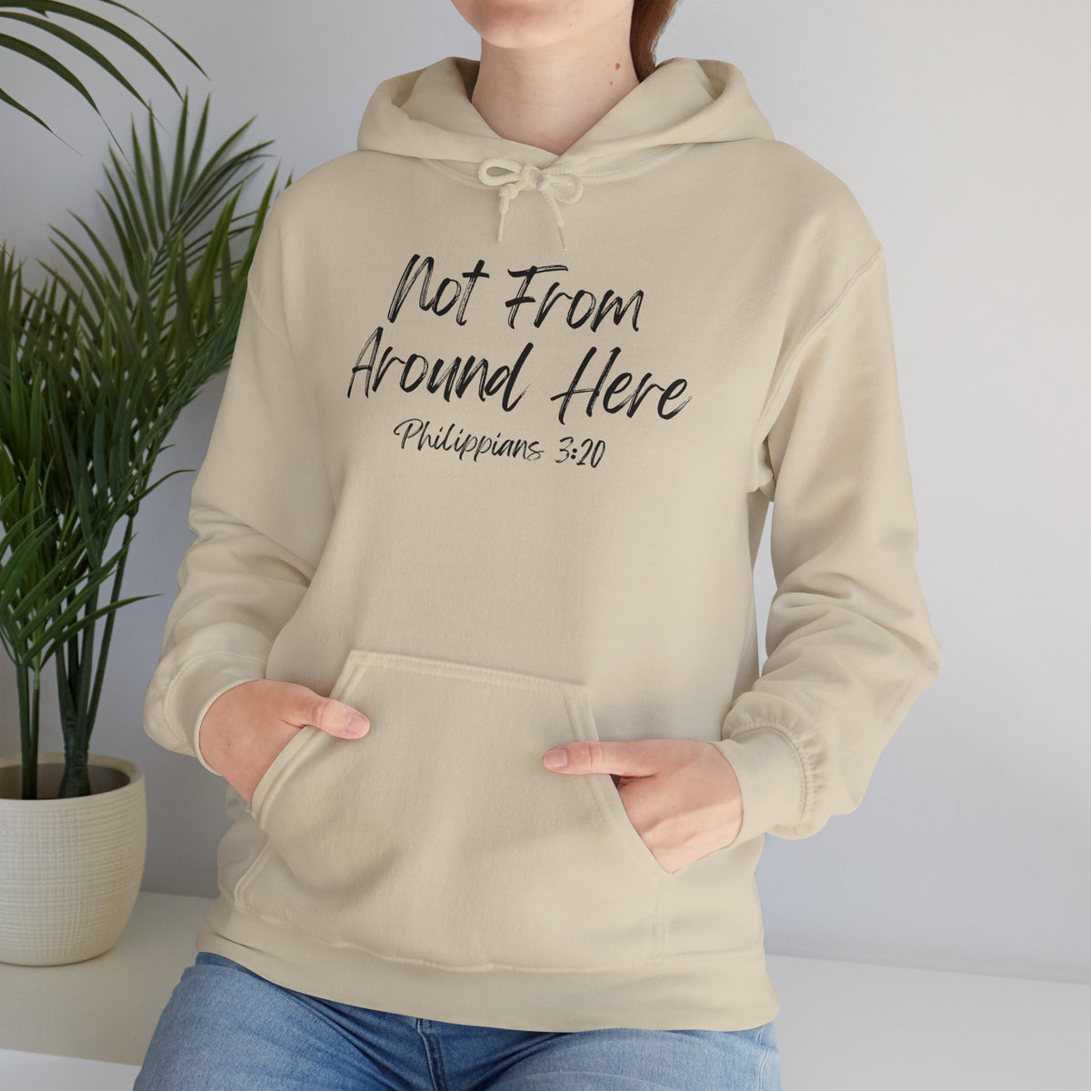 Not From Around Here- Unisex Heavy Blend™ Hooded Sweatshirt