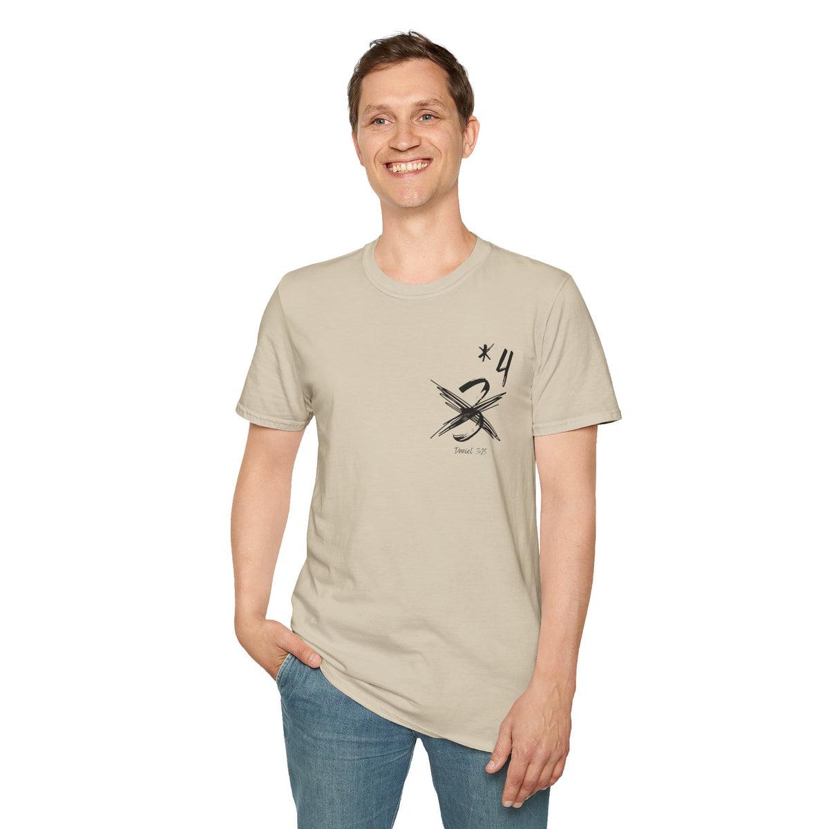 Not Just Three- Unisex Softstyle T-Shirt
