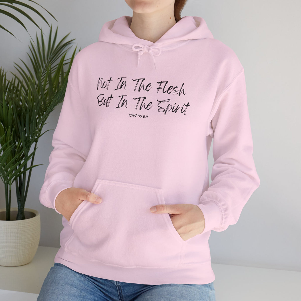 Not in the Flesh but in The Spirit- Unisex Heavy Blend™ Hooded Sweatshirt