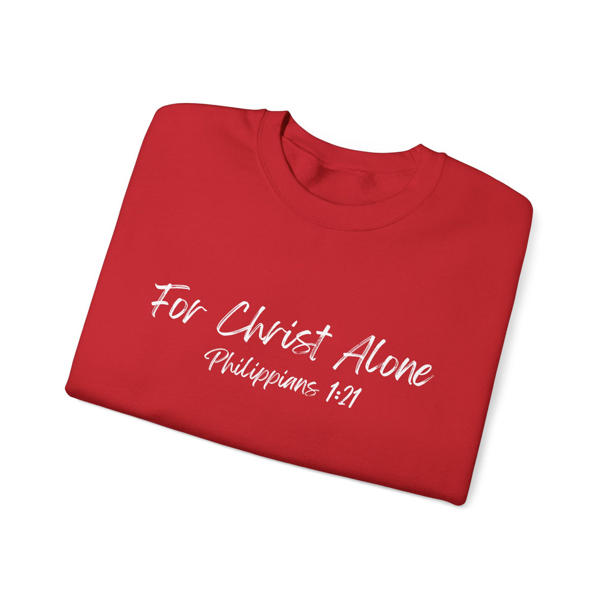 For Christ Alone- Unisex Heavy Blend™ Crewneck Sweatshirt