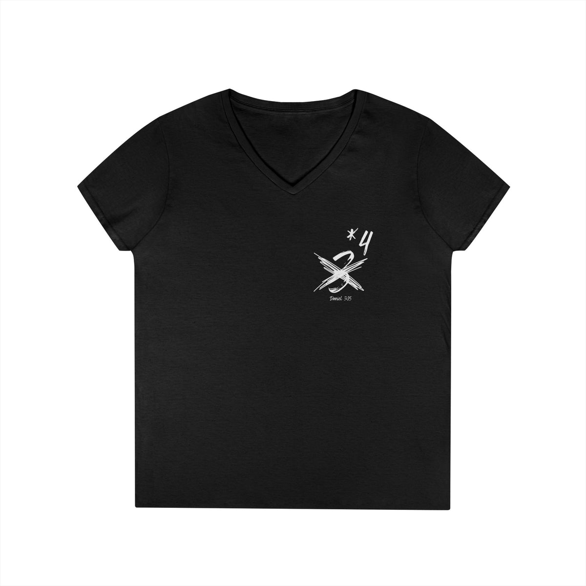 Not Just Three- Ladies' V-Neck T-Shirt