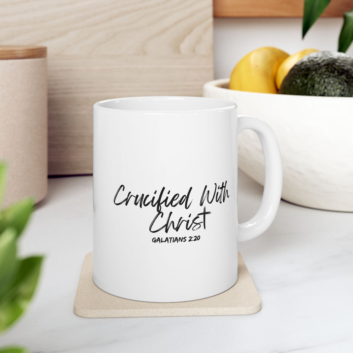 Crucified With Christ- Ceramic Mug, (11oz, 15oz)