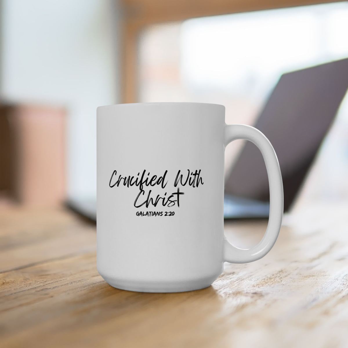 Crucified With Christ- Ceramic Mug, (11oz, 15oz)