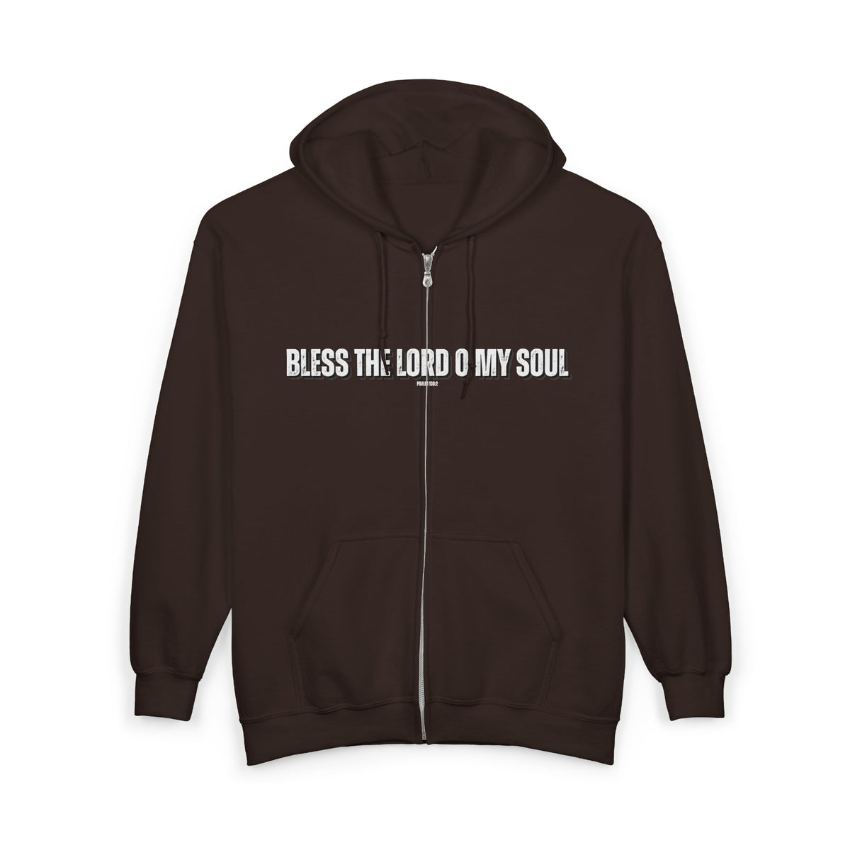Bless The Lord O My Soul | Men's Heavy Blend™ Full Zip Hooded Sweatshirt