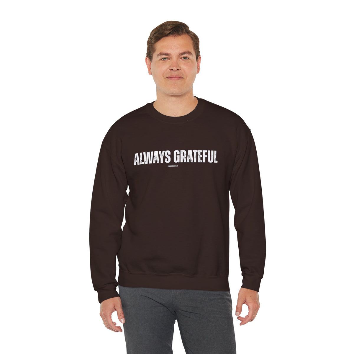 Always Grateful | Men's Heavy Blend™ Crewneck Sweatshirt