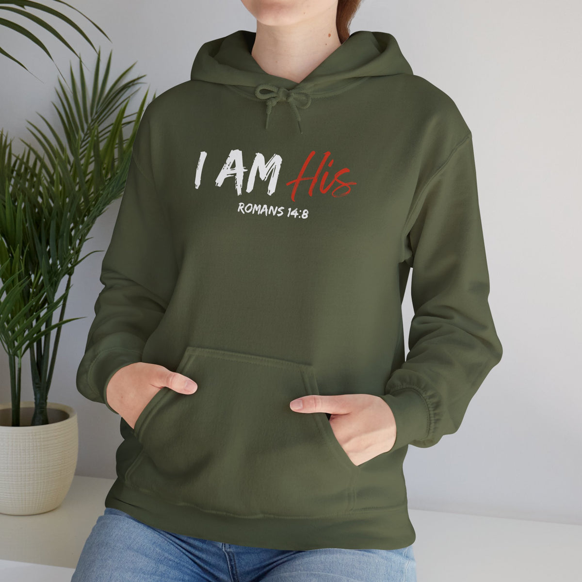 I Am His- Unisex Heavy Blend™ Hooded Sweatshirt