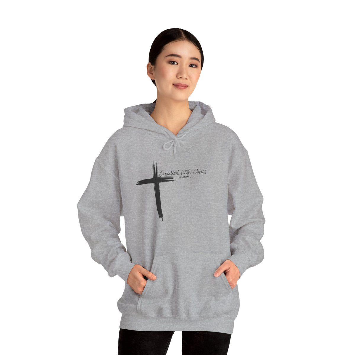 Crucified With Christ Ver.2- Unisex Heavy Blend Hoodie