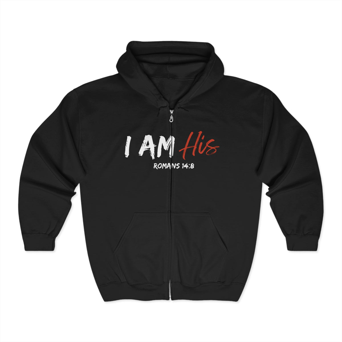 I Am His | Unisex Heavy Blend™ Full Zip Hooded Sweatshirt