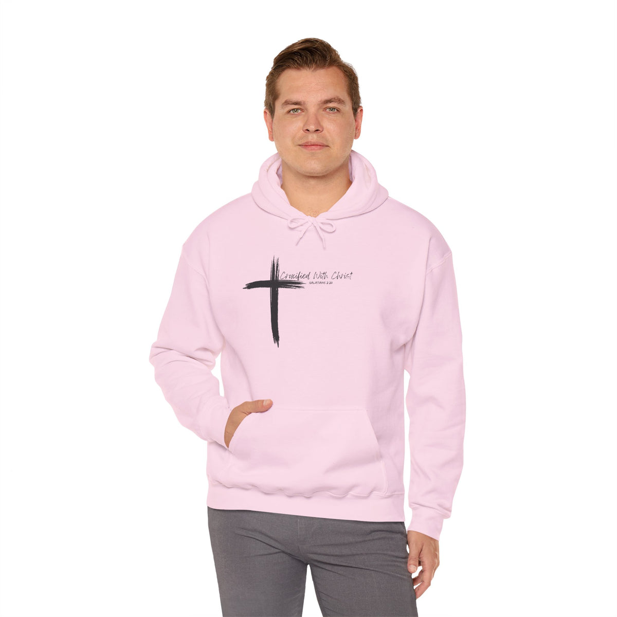 Crucified With Christ Ver.2- Unisex Heavy Blend Hoodie