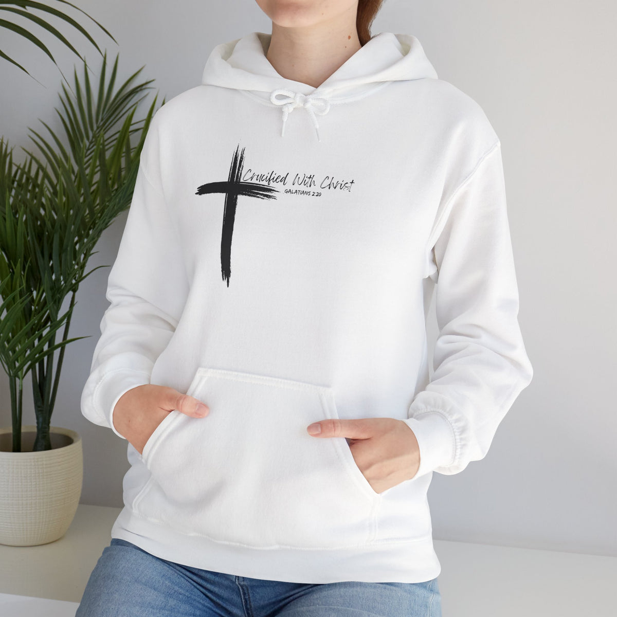Crucified With Christ Ver.2- Unisex Heavy Blend Hoodie