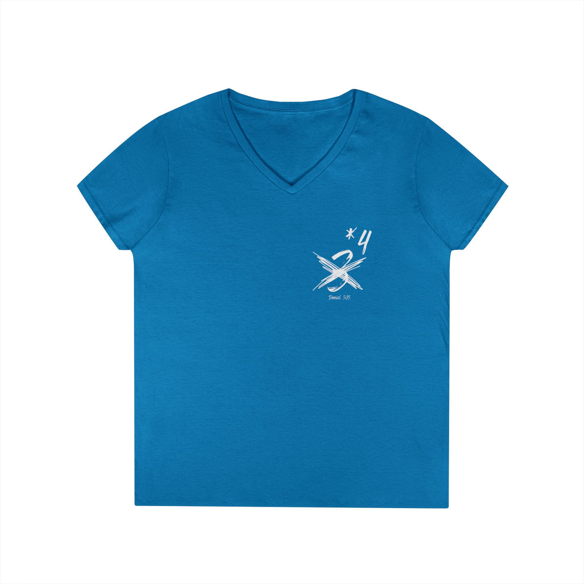 Not Just Three- Ladies' V-Neck T-Shirt