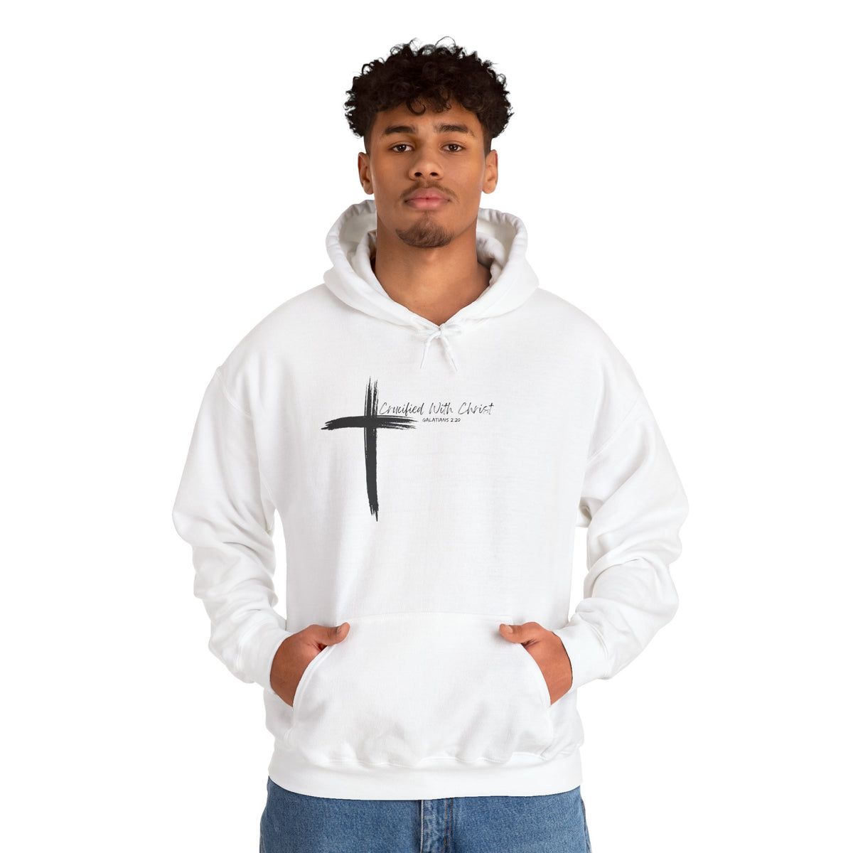 Crucified With Christ Ver.2- Unisex Heavy Blend Hoodie