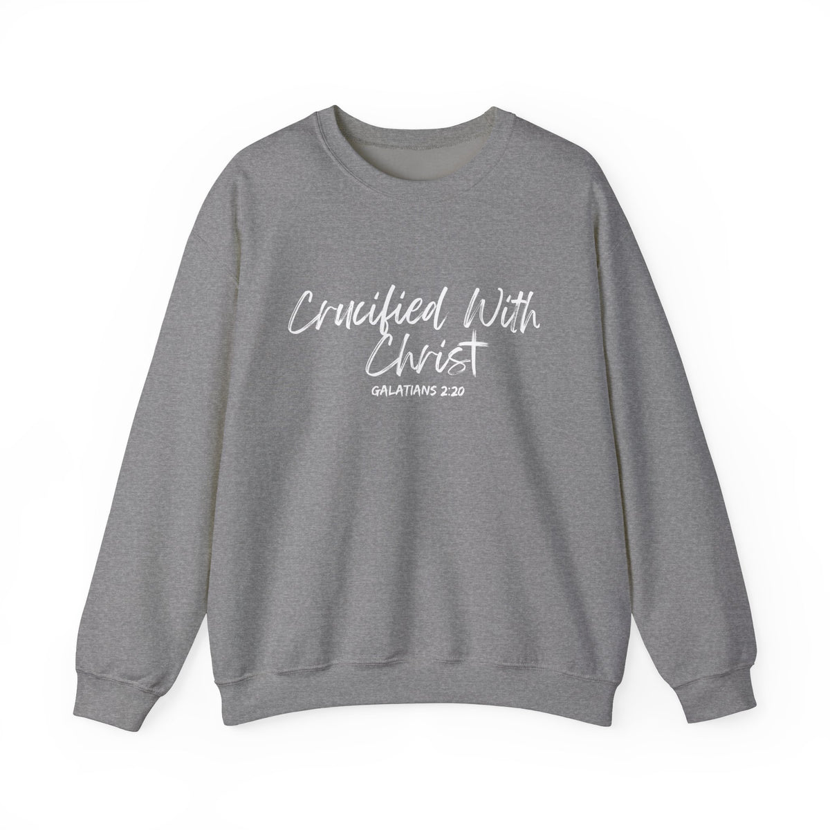 Crucified With Christ- Unisex Heavy Blend™ Crewneck Sweatshirt