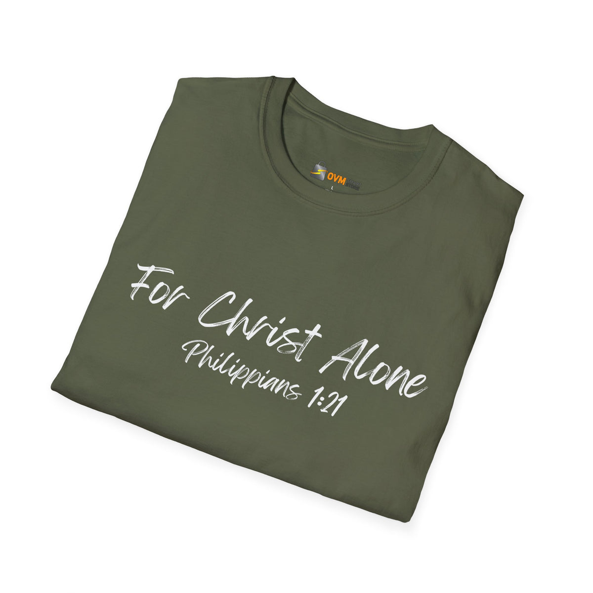 For Christ Alone- Unisex Softstyle T-Shirt
