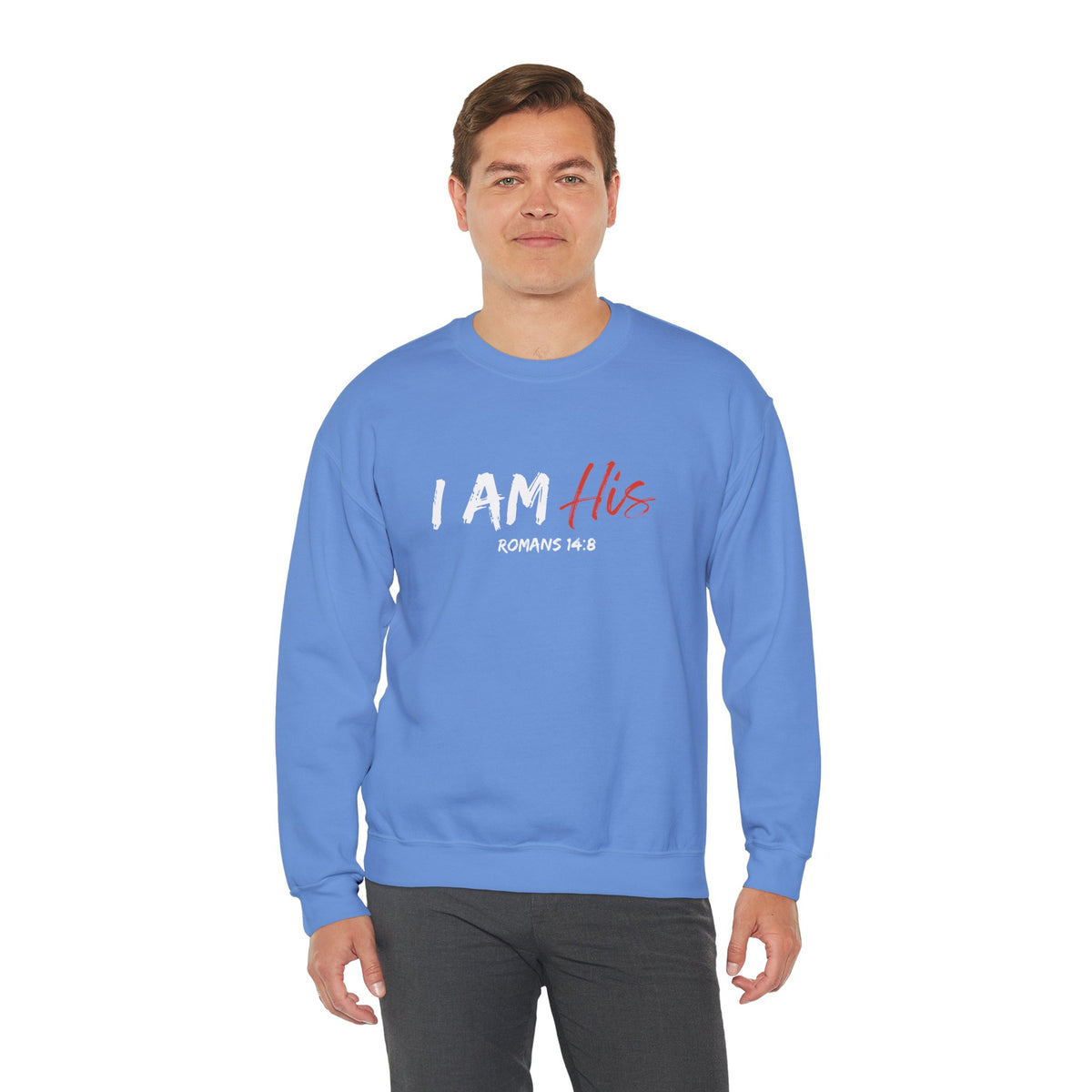 I Am His- Unisex Heavy Blend™ Crewneck Sweatshirt