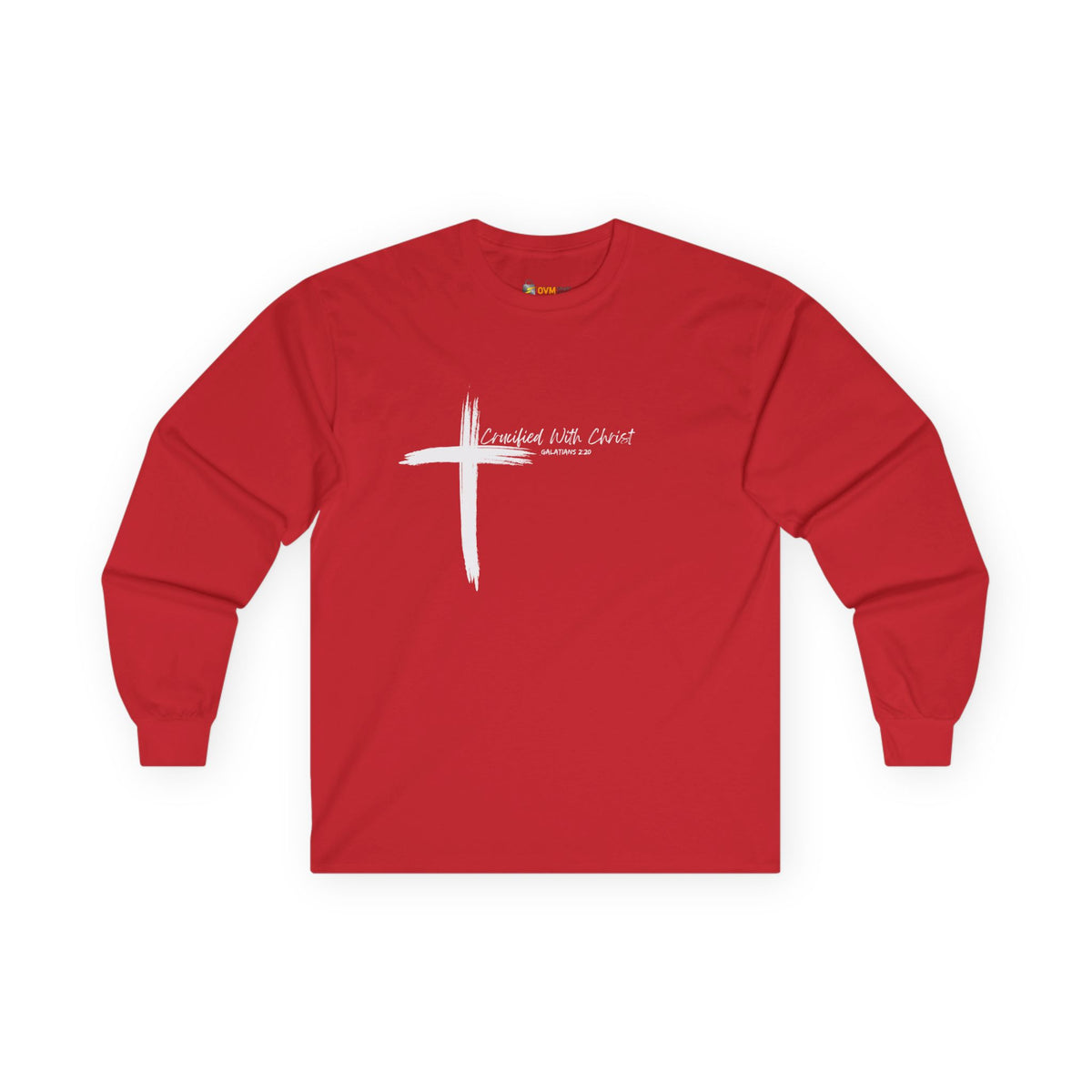 Crucified With Christ Ver.2- Faith-Inspired Unisex Long Sleeve Tee