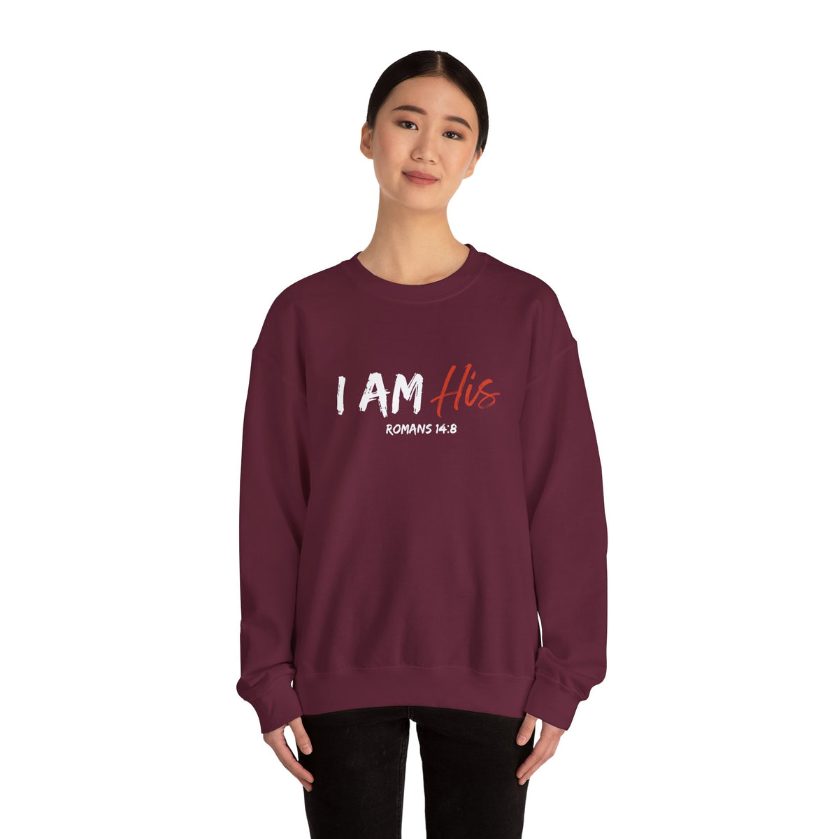 I Am His- Unisex Heavy Blend™ Crewneck Sweatshirt