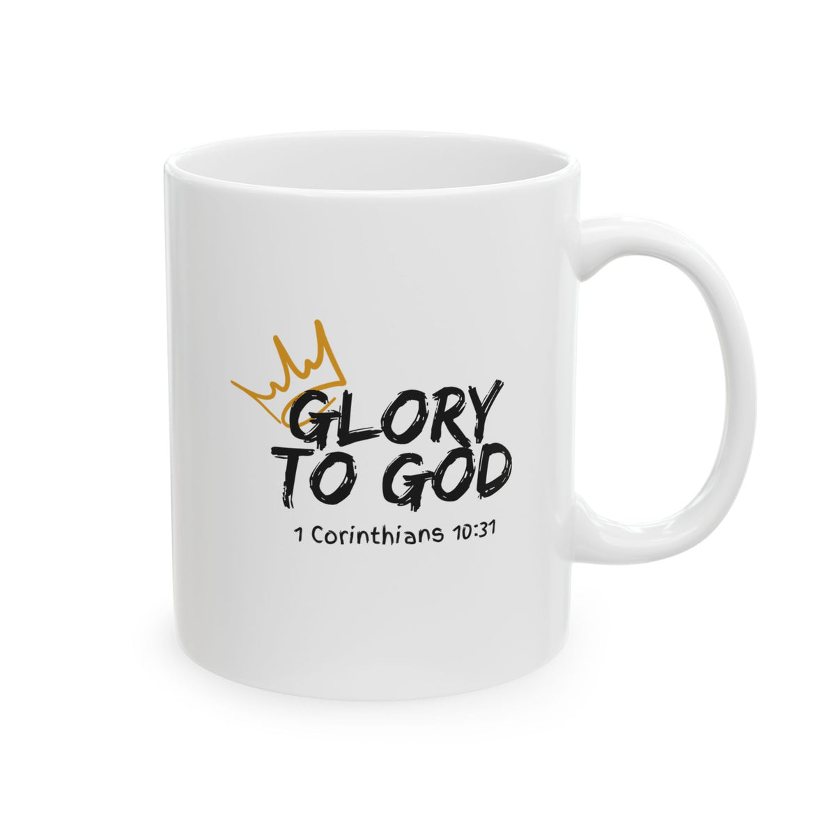 Glory To God- Ceramic Mug, (11oz, 15oz)