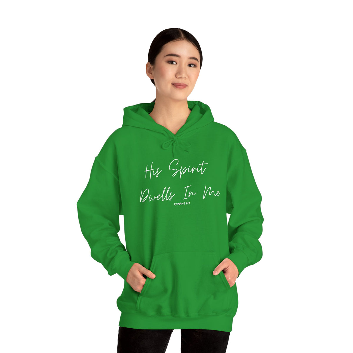His Spirit Dwells In Me- Unisex Heavy Blend™ Hooded Sweatshirt