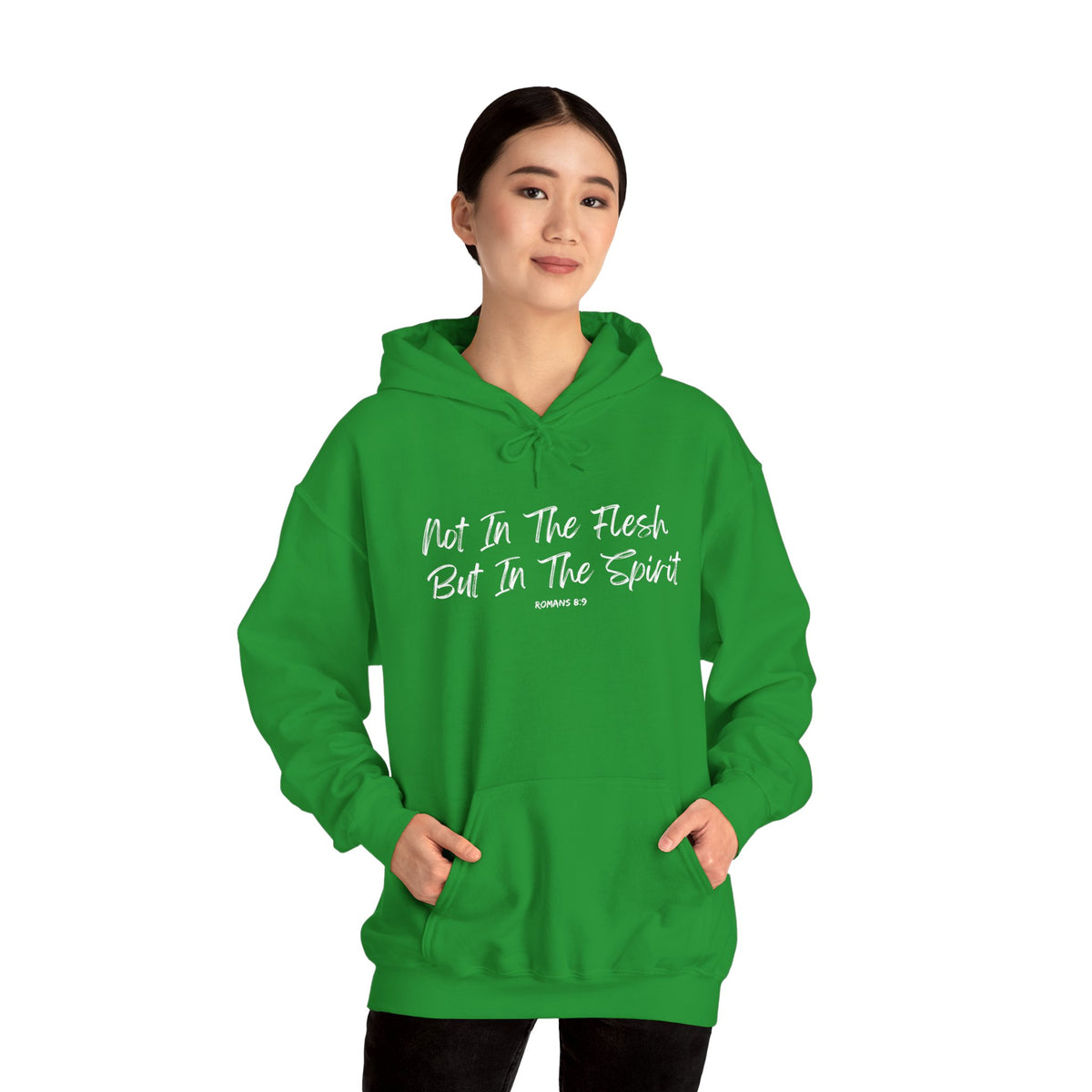 Not in the Flesh but in The Spirit- Unisex Heavy Blend™ Hooded Sweatshirt