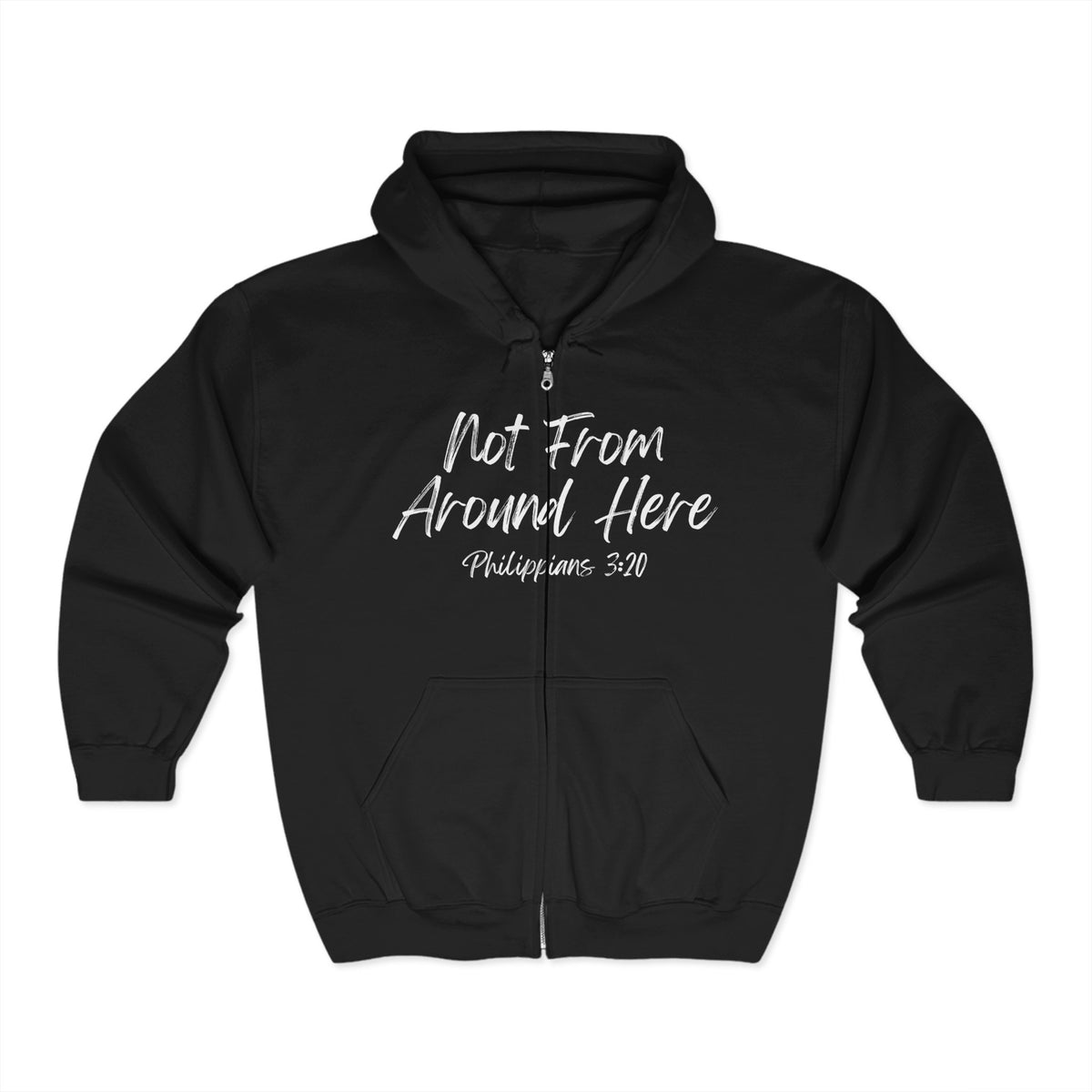 Not From Around Here | Unisex Heavy Blend™ Full Zip Hooded Sweatshirt