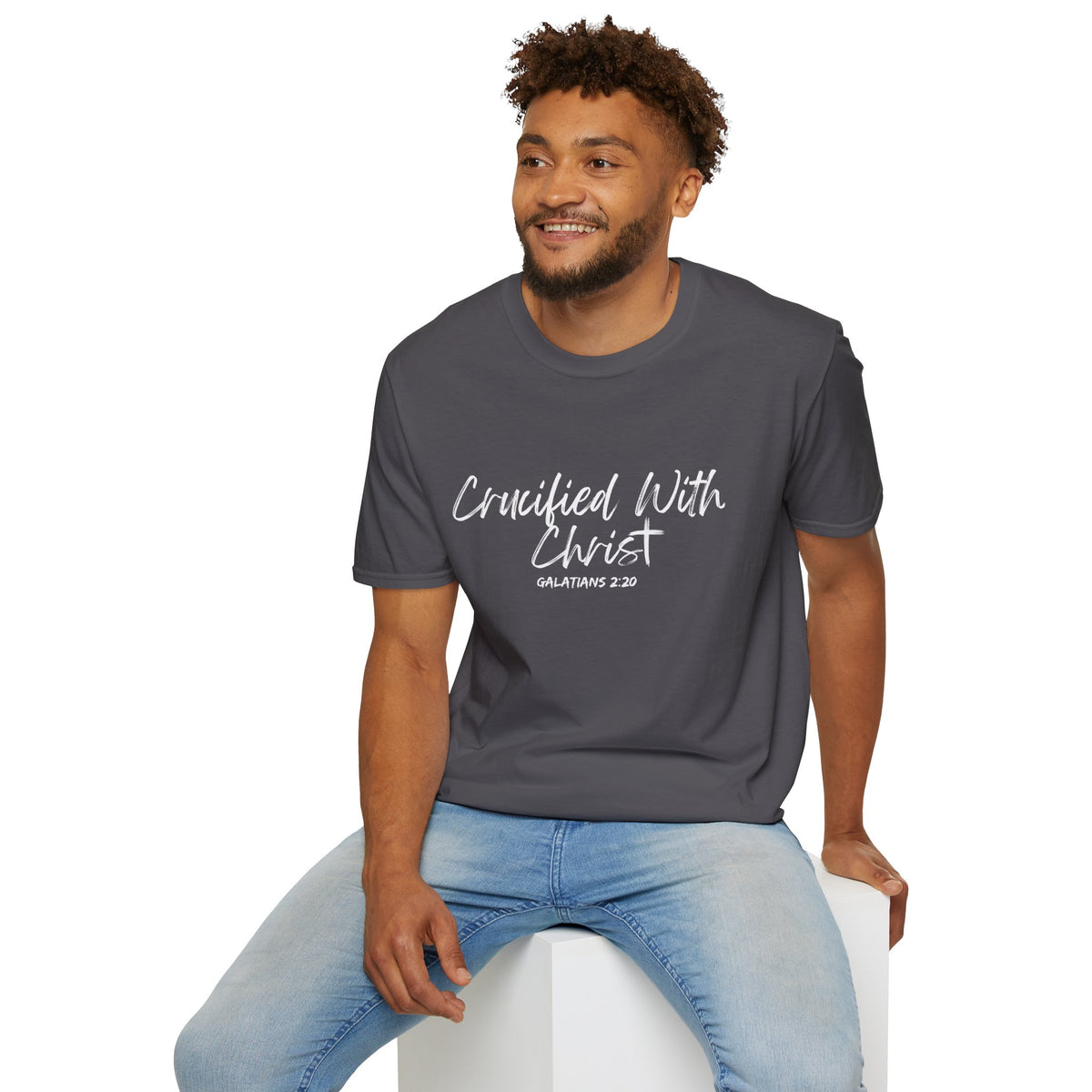 Crucified With Christ- Unisex Softstyle T-Shirt