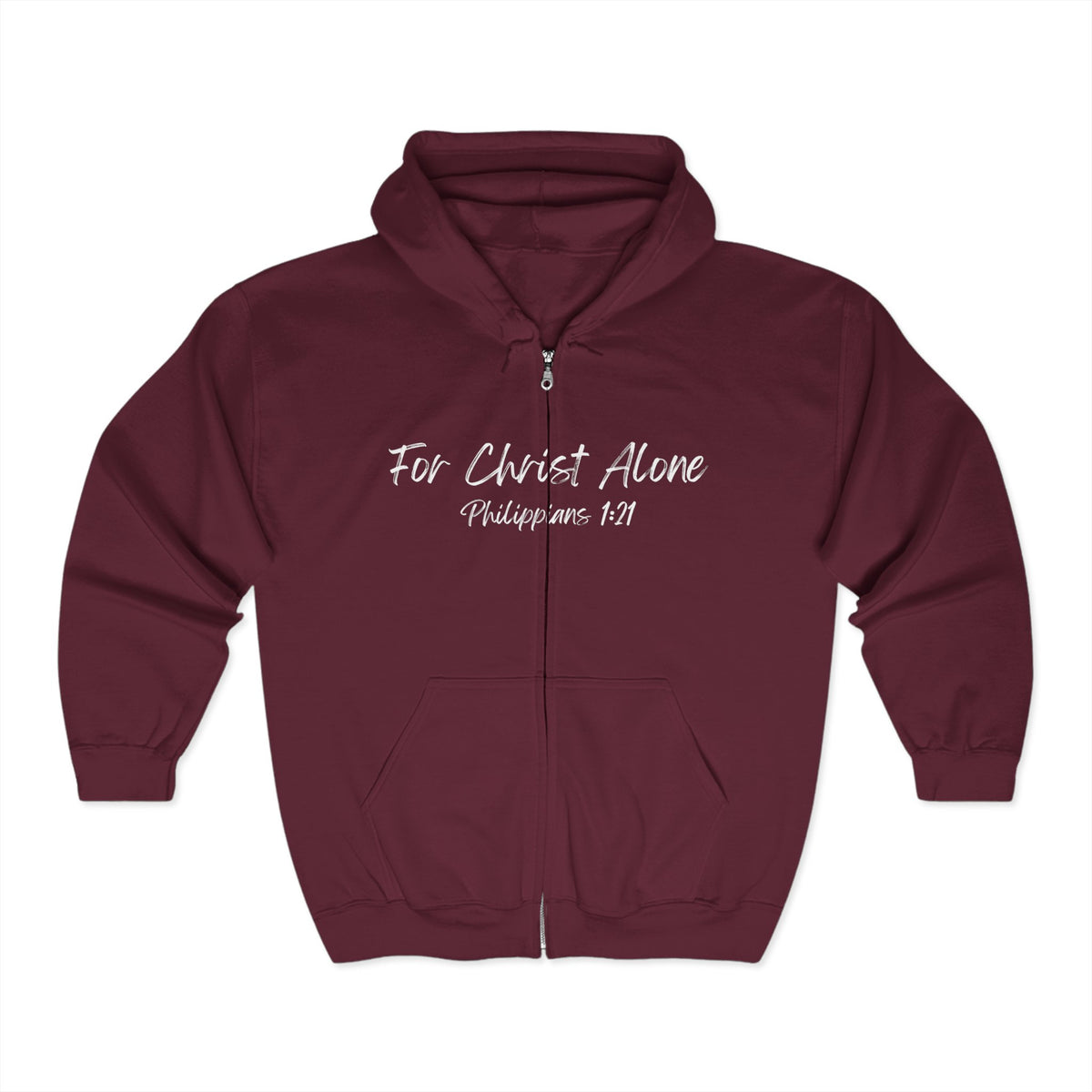 For Christ Alone | Unisex Heavy Blend™ Full Zip Hooded Sweatshirt