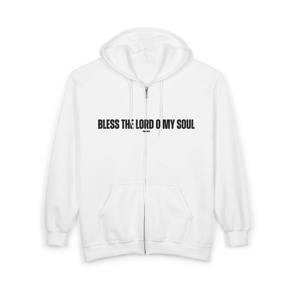 Bless The Lord O My Soul | Men's Heavy Blend™ Full Zip Hooded Sweatshirt