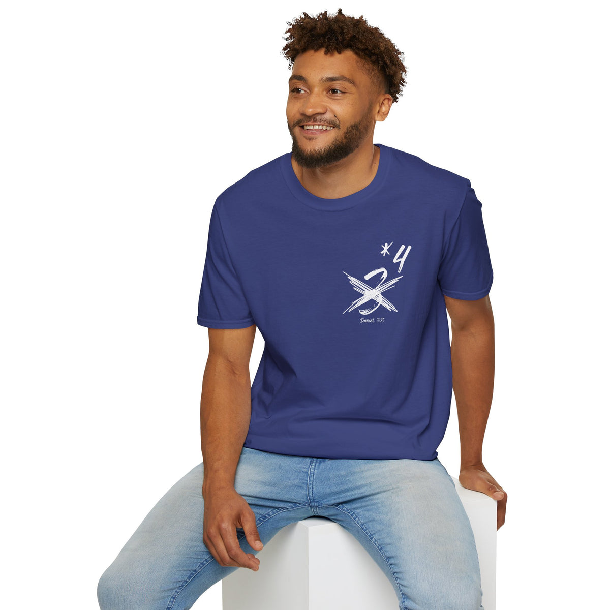 Not Just Three- Unisex Softstyle T-Shirt
