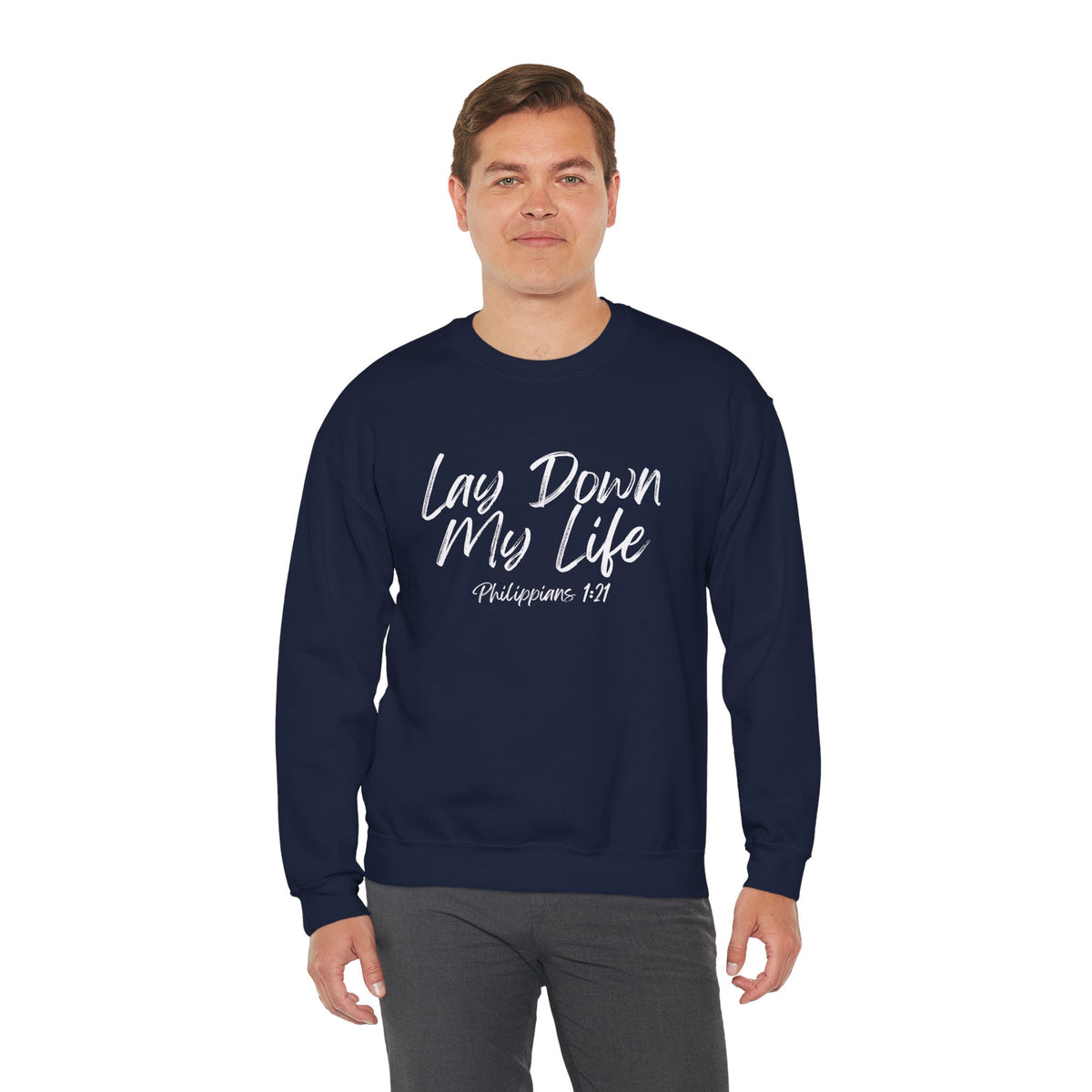 Lay Down My Life- Unisex Heavy Blend™ Crewneck Sweatshirt