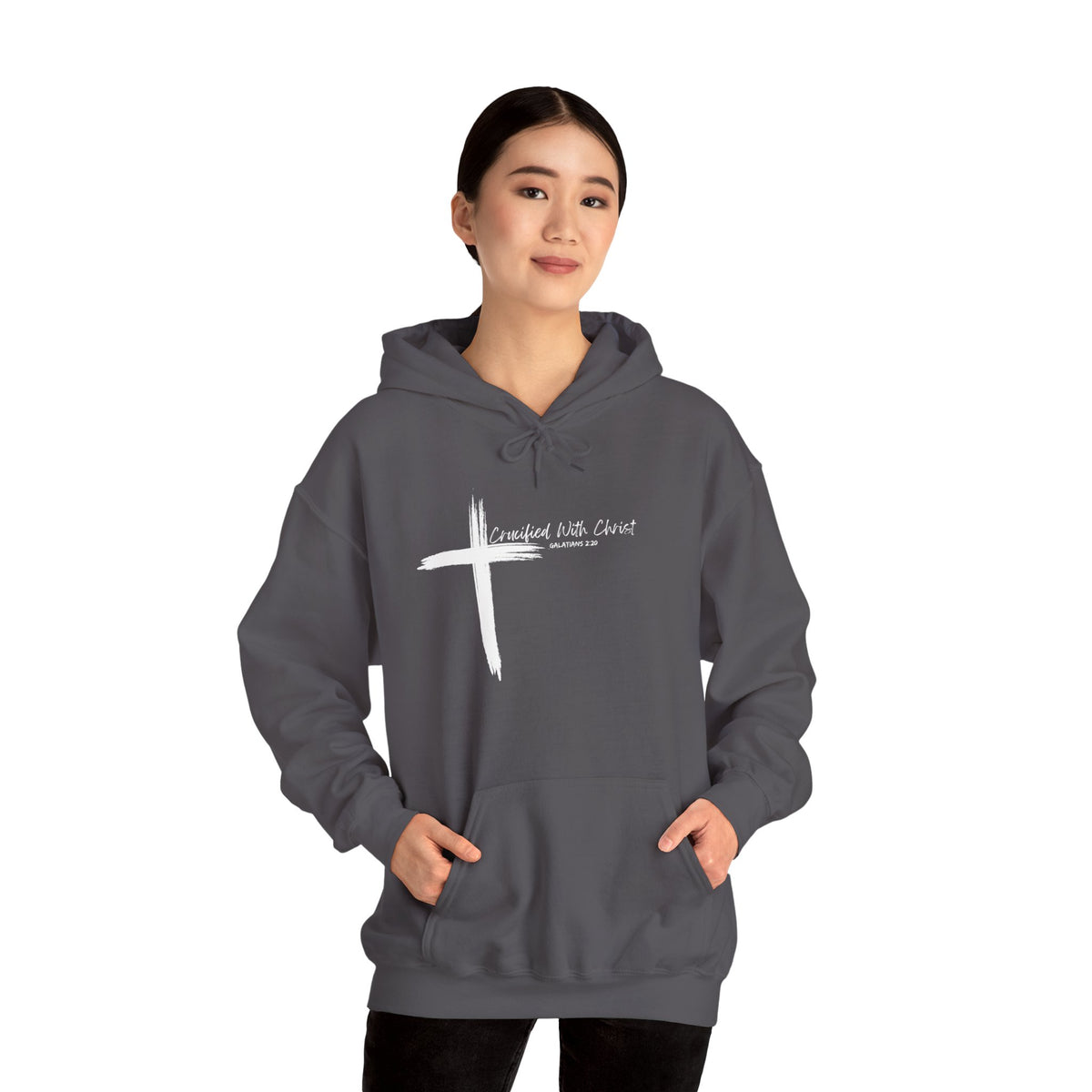 Crucified With Christ Ver.2- Unisex Heavy Blend Hoodie