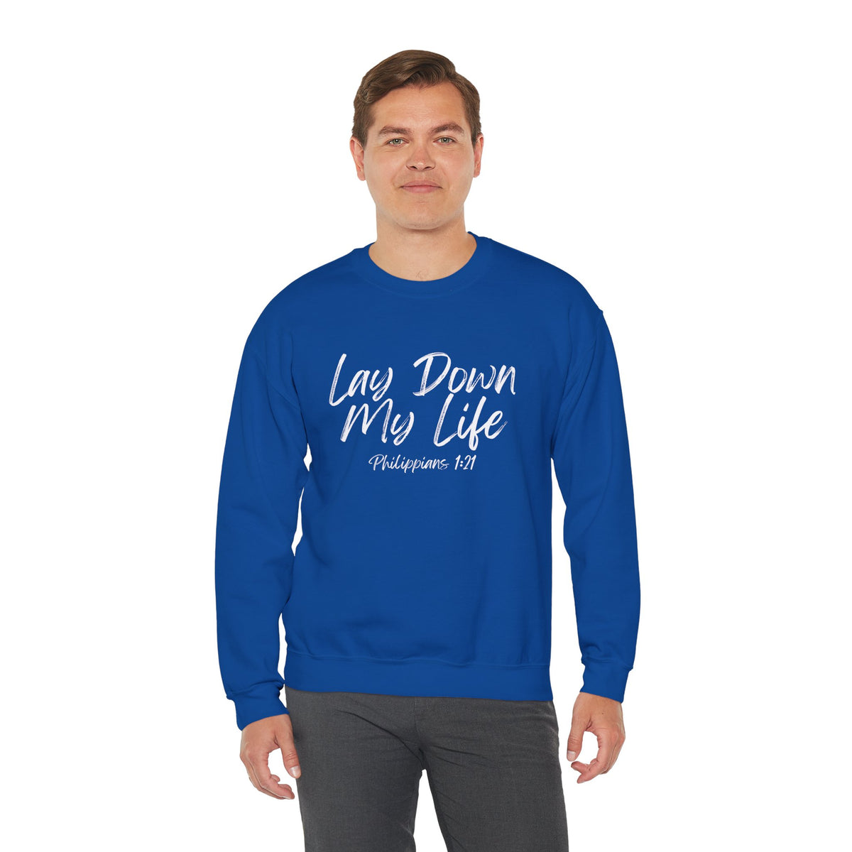 Lay Down My Life- Unisex Heavy Blend™ Crewneck Sweatshirt
