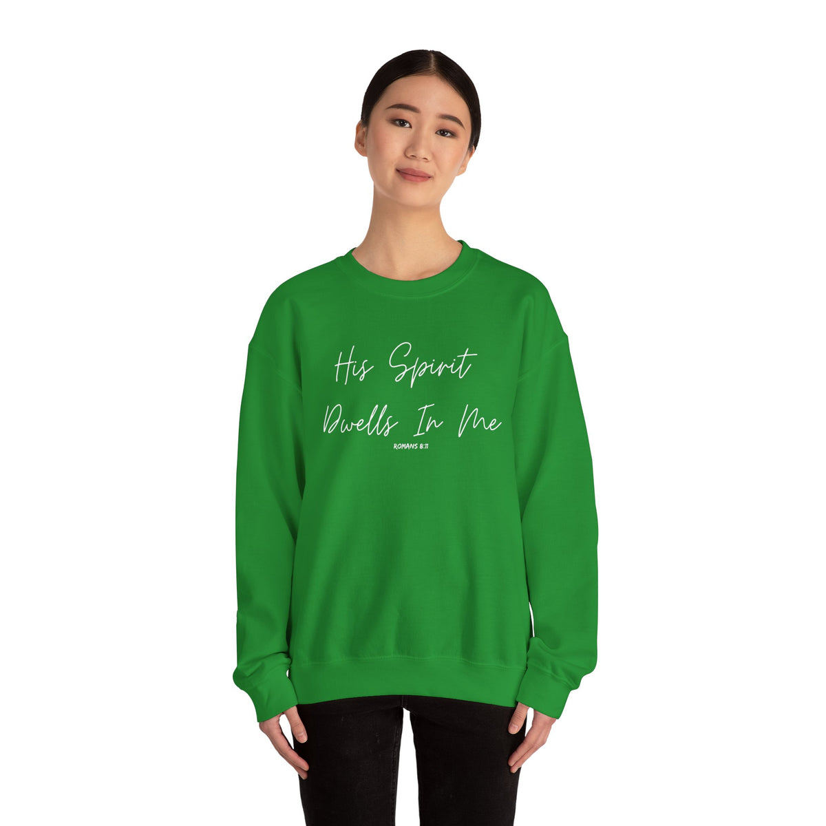 His Spirit Dwells In Me- Unisex Heavy Blend™ Crewneck Sweatshirt