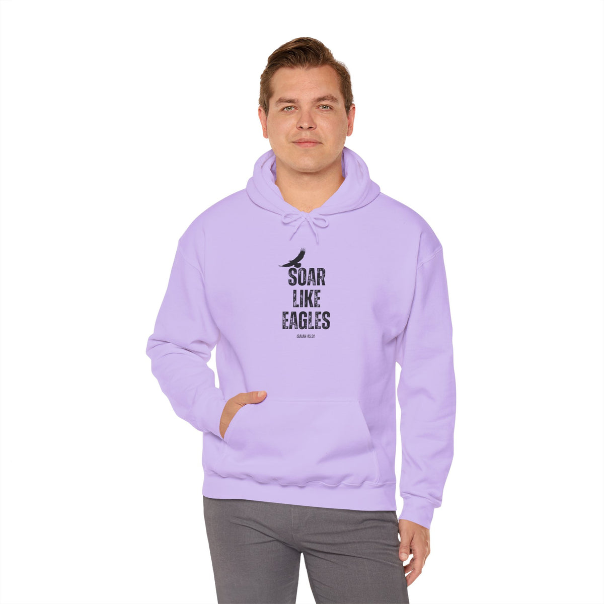 Soar Like Eagles Unisex Heavy Blend™ Hooded Sweatshirt