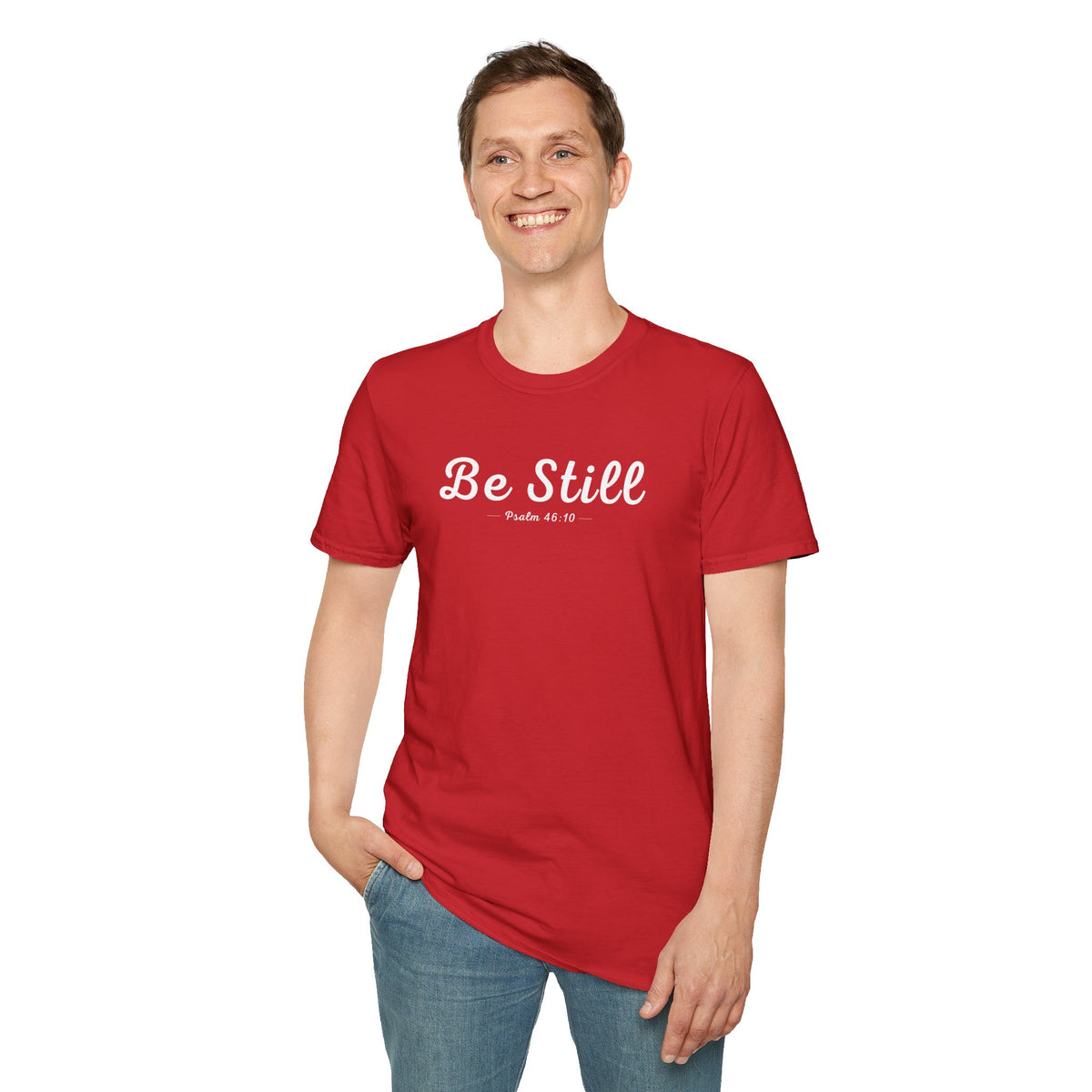 Be Still Christian T-Shirt – Psalm 46:10 Faith Apparel