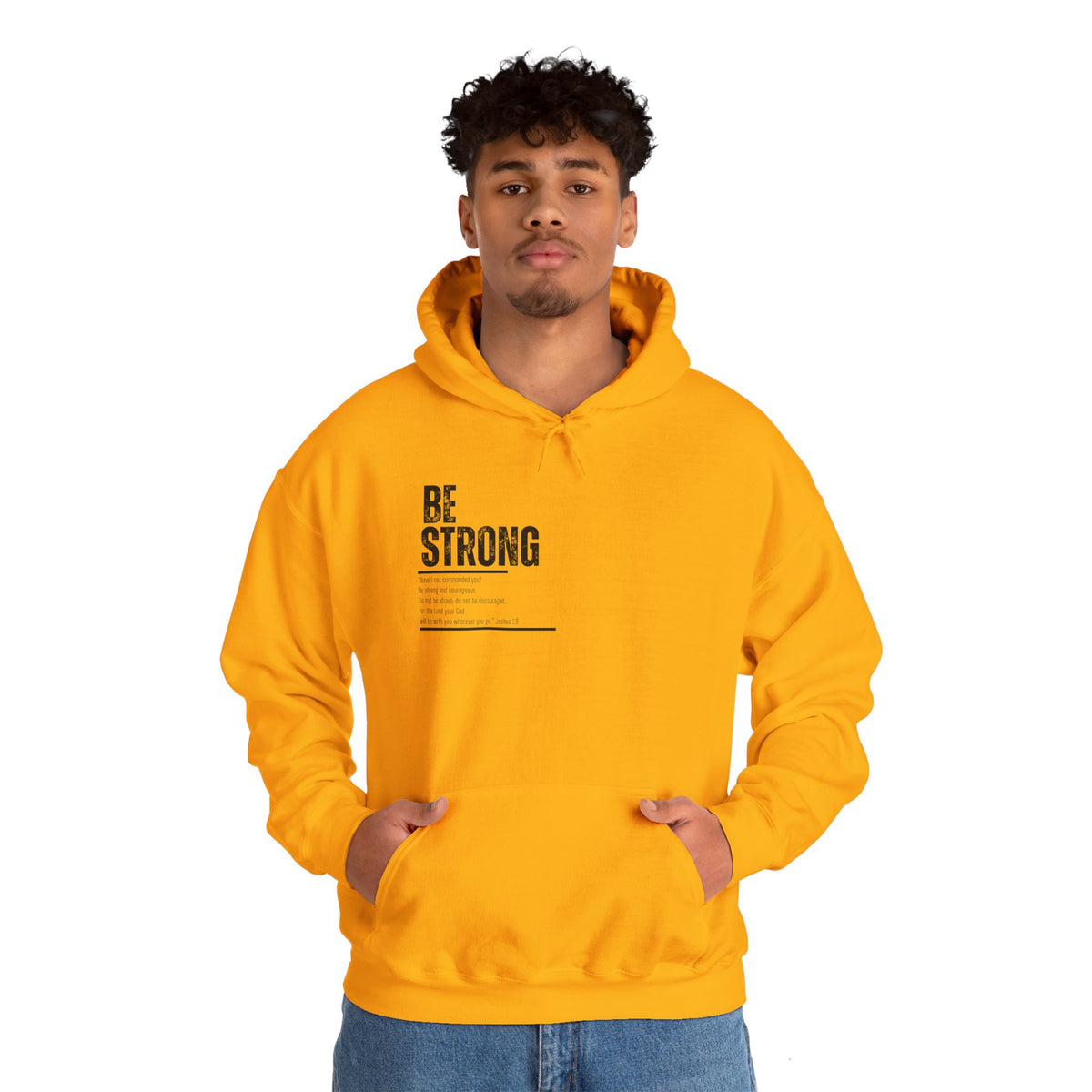 "Be Strong" Unisex Heavy Blend™ Hooded Sweatshirt