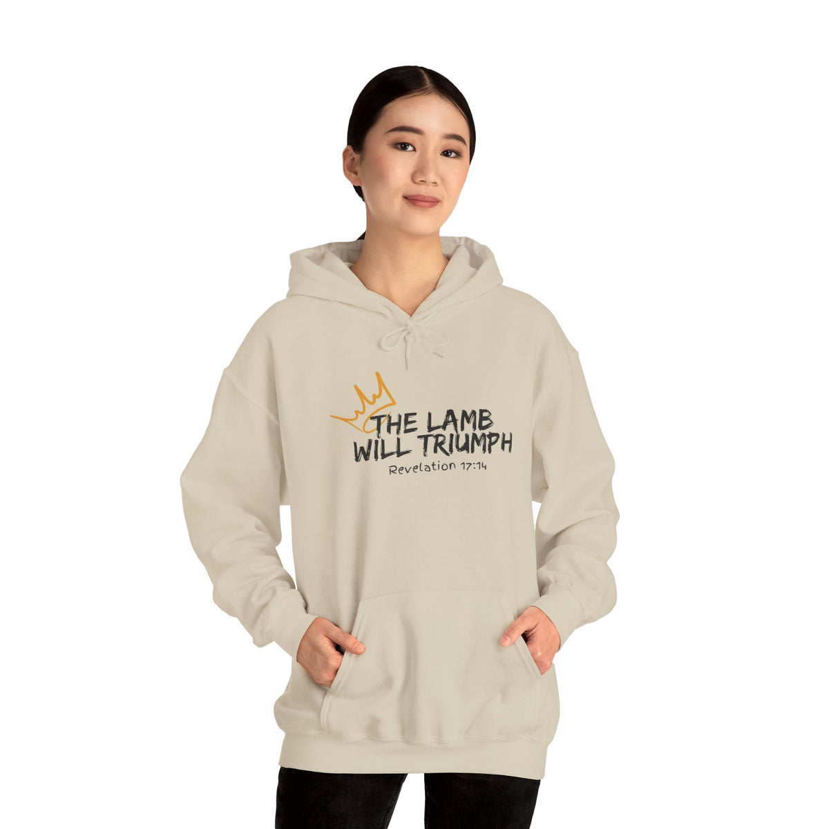 The Lamb Will Triumph Ver.2- Unisex Heavy Blend™ Hooded Sweatshirt