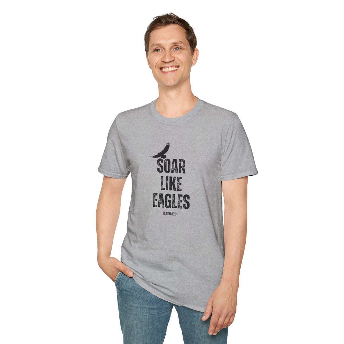 Soar Like Eagles- Unisex Softstyle T-Shirt