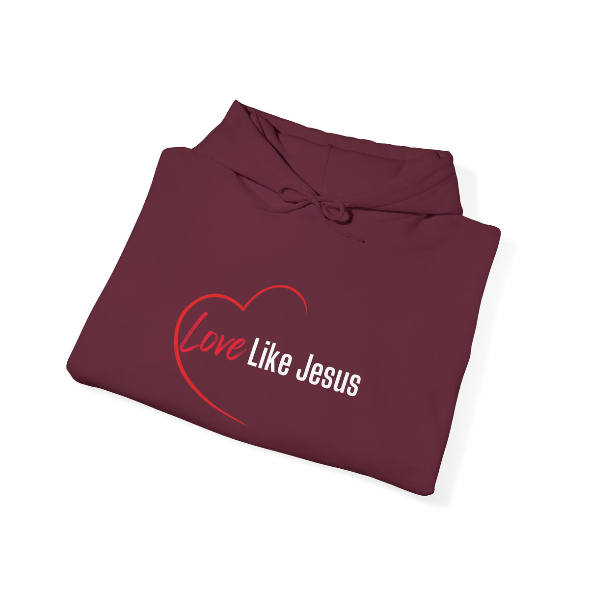 Love Like Jesus Christian Hoodie – Faith-Inspired Comfort Wear - Unisex Heavy Blend™ Hooded Sweatshirt