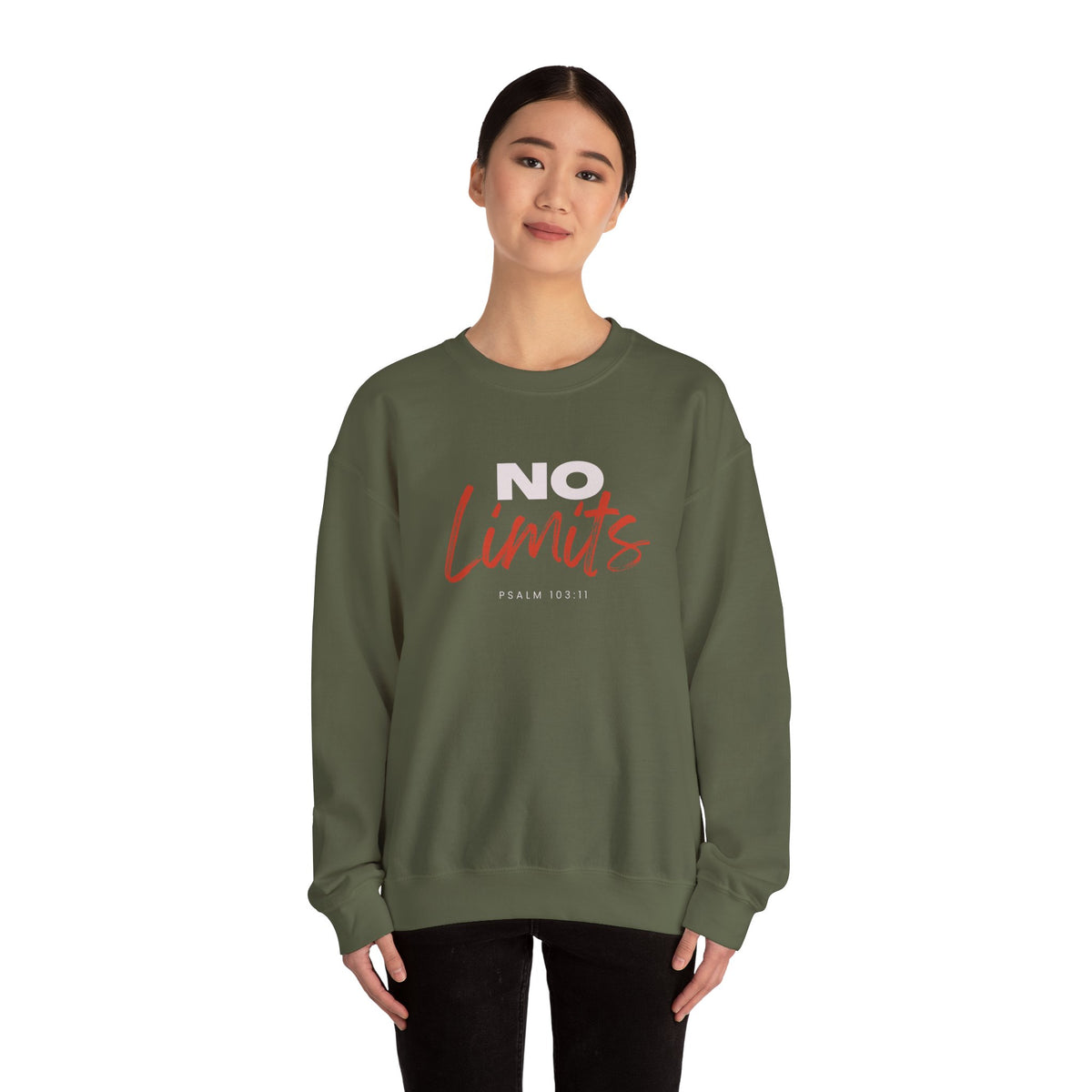 No Limits- Unisex Heavy Blend™ Crewneck Sweatshirt