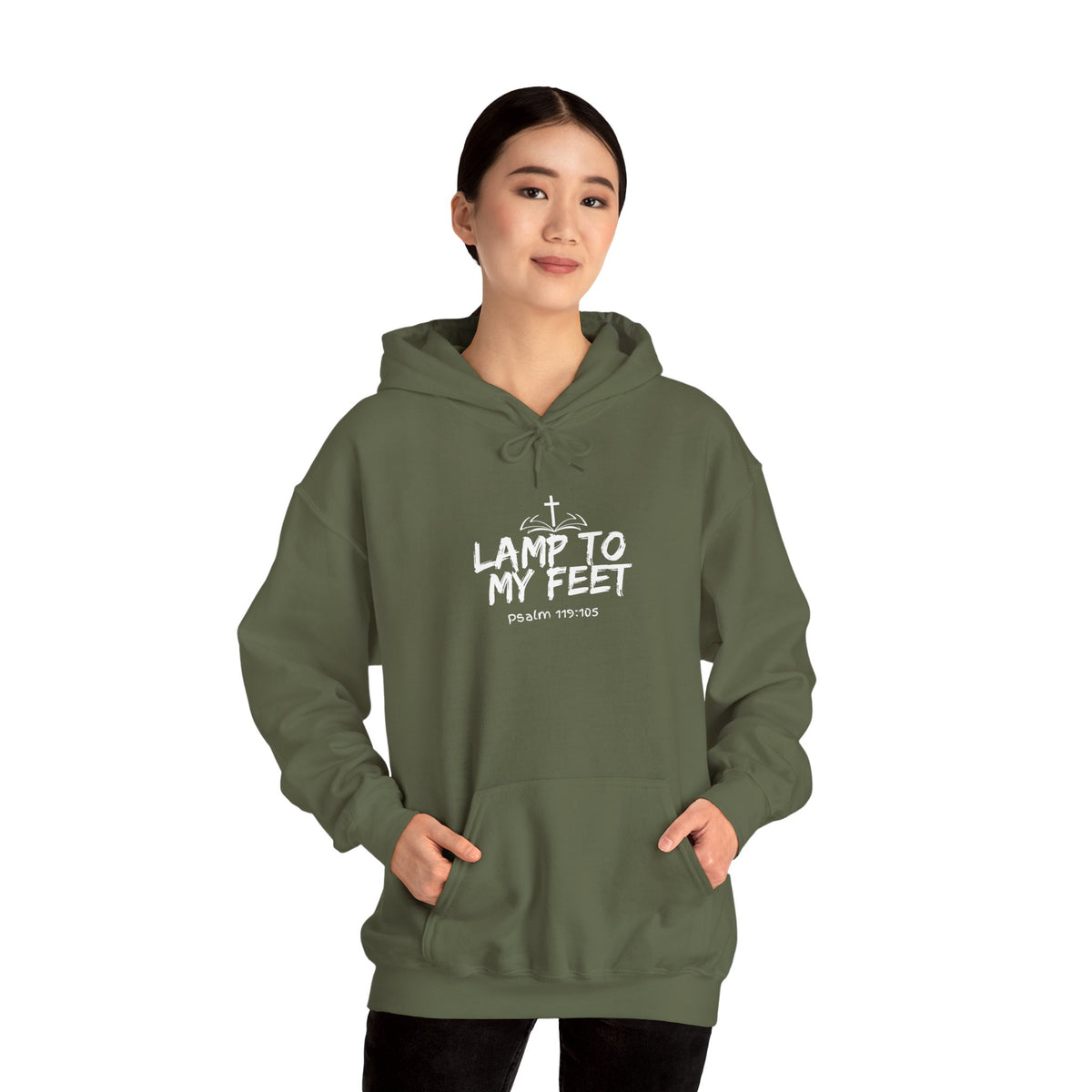 "Lamp To My Feet" Unisex Heavy Blend™ Hooded Sweatshirt