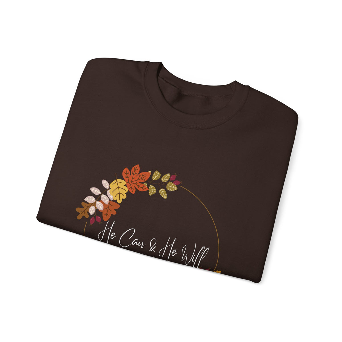 He Can & He Will | Ladies' Heavy Blend™ Crewneck Sweatshirt