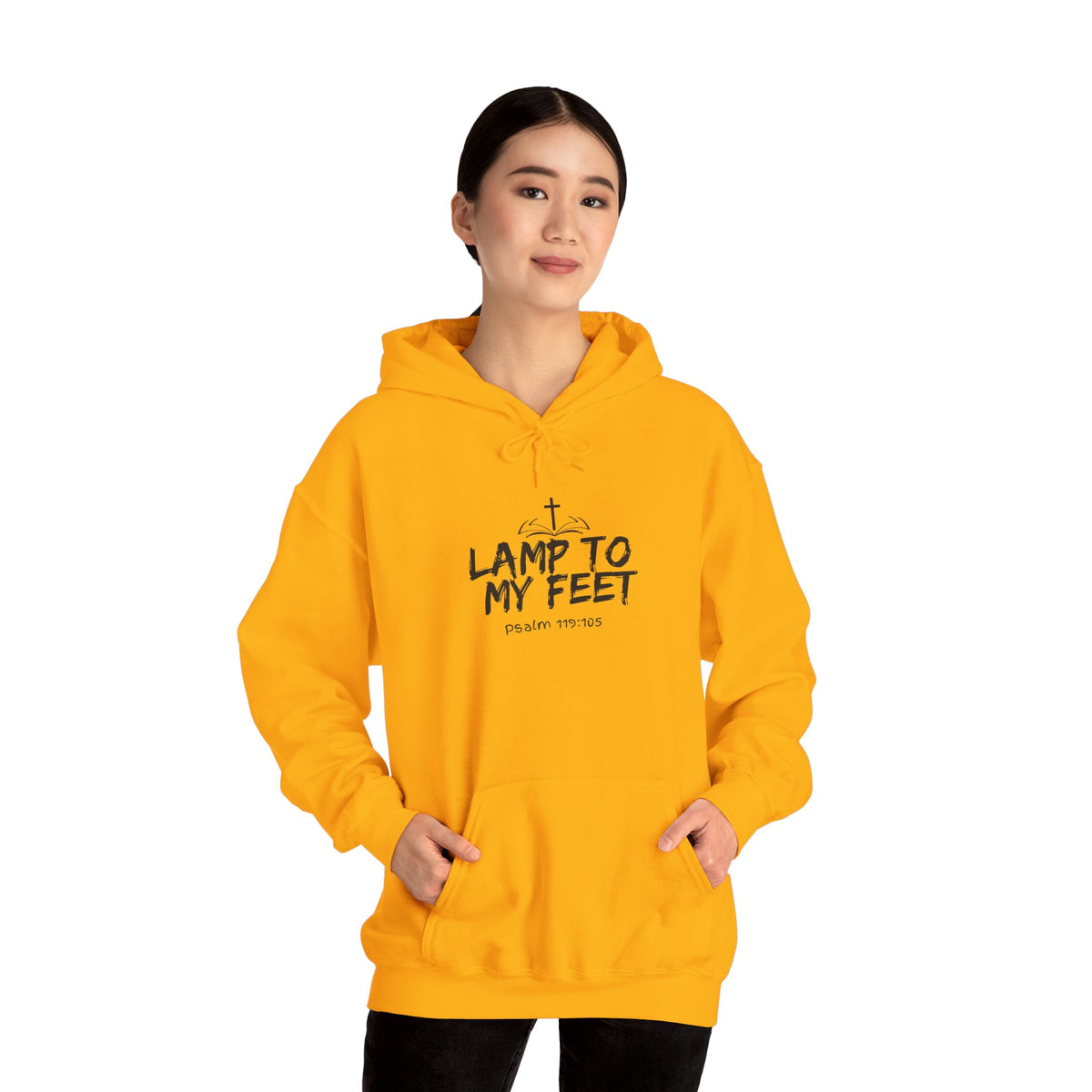 Lamp To My Feet- Unisex Heavy Blend™ Hooded Sweatshirt