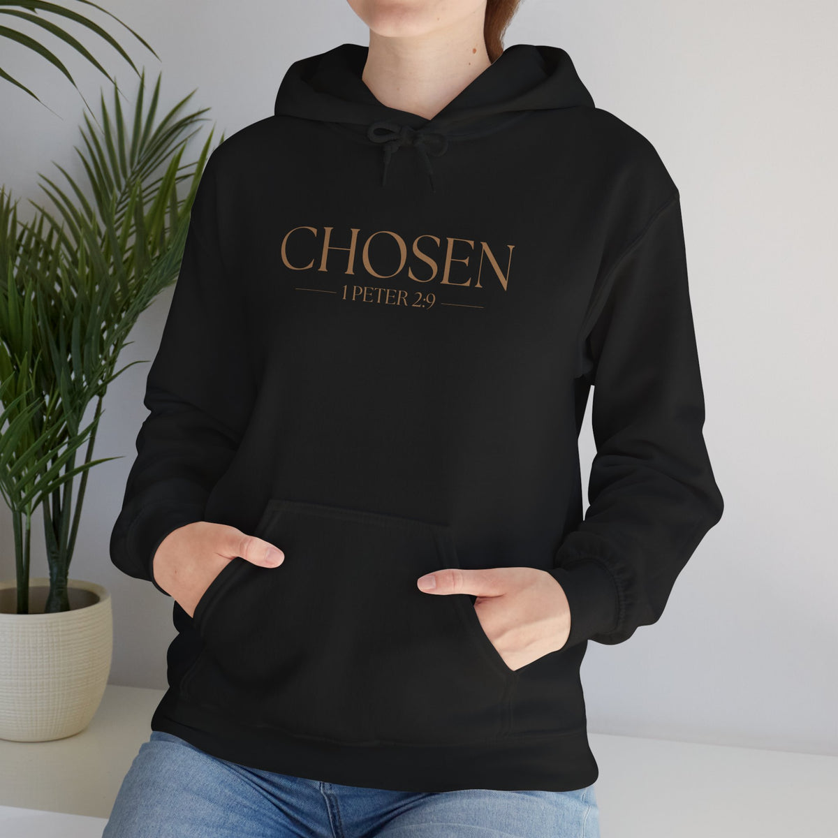 Chosen Christian Hoodie – 1 Peter 2:9 Faith Comfort Wear - Unisex Heavy Blend™ Hooded Sweatshirt
