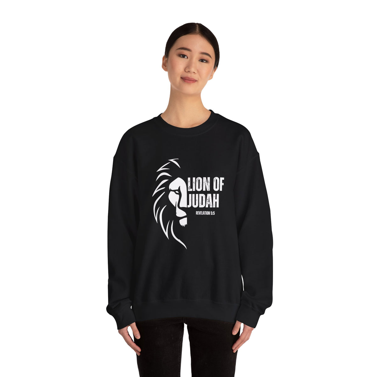 Lion Of Judah- Unisex Heavy Blend™ Crewneck Sweatshirt