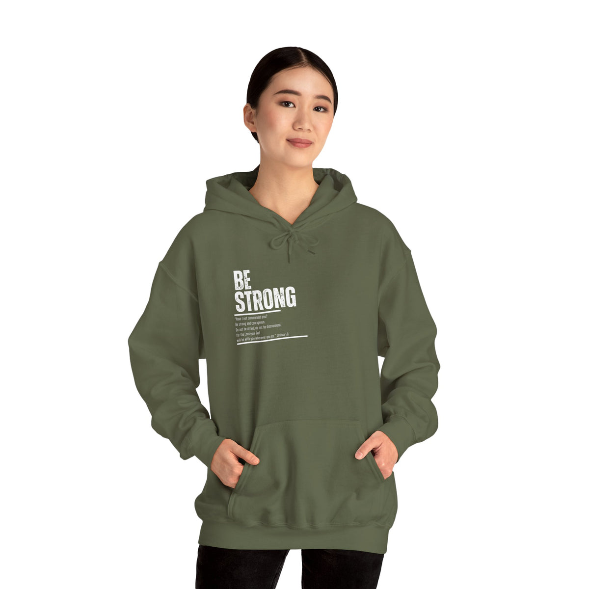 Be Strong- Unisex Heavy Blend™ Hooded Sweatshirt