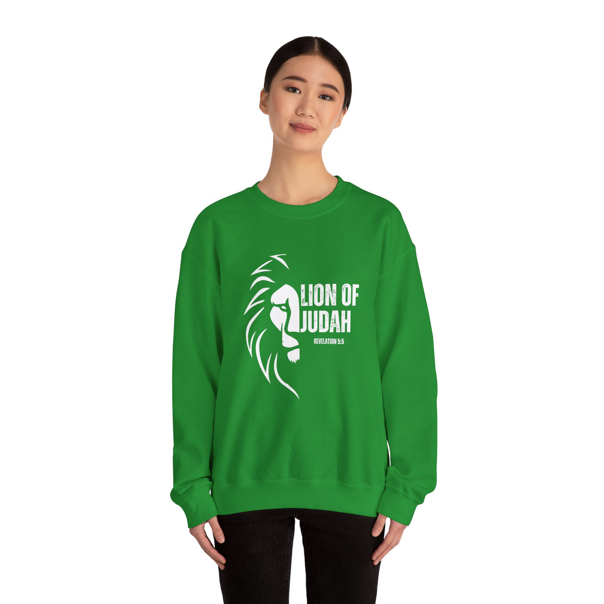 Lion Of Judah- Unisex Heavy Blend™ Crewneck Sweatshirt